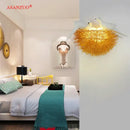 GobekUsa Birds Nest Wall Lamp | 3D Art Light Fixture for Children Room & Living Room