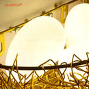 GobekUsa Birds Nest Wall Lamp | 3D Art Light Fixture for Children Room & Living Room