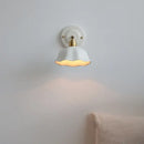 GobekUsa Ceramic LED Wall Light with Copper Arm Socket for Bedroom Living Room