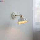 GobekUsa Ceramic LED Wall Light with Copper Arm Socket for Bedroom Living Room