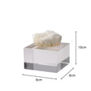 GobekUsa Clear Crystal Coralline Ornaments for Home Decor