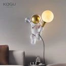 GobekUsa Astronaut Moon Planet Table Lamp Night Light Bedroom Decor Spaceman Theme