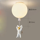 GobekUsa Astronaut Space Ball Ceiling Lamp for Kids Room or Corridor