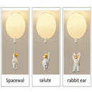 GobekUsa Astronaut Space Ball Ceiling Lamp for Kids Room or Corridor
