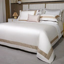 GobekUsa 1000TC Egyptian Cotton Luxury Bedding Set with Gold Embroidery - Solid Color