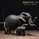 GobekUsa Elephant Resin Sculpture Ornaments for Modern Living Room Decor