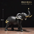 GobekUsa Elephant Resin Sculpture Ornaments for Modern Living Room Decor