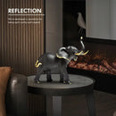 GobekUsa Elephant Resin Sculpture Ornaments for Modern Living Room Decor
