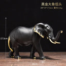 GobekUsa Elephant Resin Sculpture Ornaments for Modern Living Room Decor