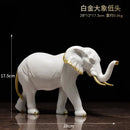 GobekUsa Elephant Resin Sculpture Ornaments for Modern Living Room Decor