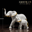 GobekUsa Elephant Resin Sculpture Ornaments for Modern Living Room Decor