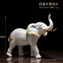 GobekUsa Elephant Resin Sculpture Ornaments for Modern Living Room Decor