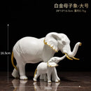 GobekUsa Elephant Resin Sculpture Ornaments for Modern Living Room Decor