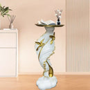 Resin Feather Floor Decoration For Living Room TV Cabinet Sofa - Elegant Home Accent