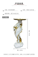 Resin Feather Floor Decoration For Living Room TV Cabinet Sofa - Elegant Home Accent