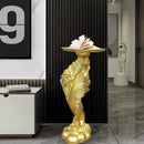 Resin Feather Floor Decoration For Living Room TV Cabinet Sofa - Elegant Home Accent