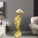 Resin Feather Floor Decoration For Living Room TV Cabinet Sofa - Elegant Home Accent
