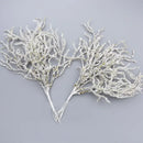White and gold glitter artificial branches home decor living room by Decorbites