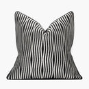 White and gold jacquard luxury cushion cover for living room by Decorbites