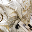 GobekUsa Egyptian Cotton Luxury Bedding Set Quilt Cover Pillow Shams Bedclothes
