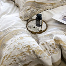 GobekUsa Egyptian Cotton Luxury Bedding Set Quilt Cover Pillow Shams Bedclothes