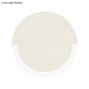 GobekUsa White and Gold Round Acrylic LED Wall Sconce for Bedroom - Warm/White Light