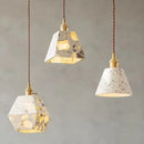 GobekUsa Cement Marble Chandelier Table Lamp for Bedroom, Restaurant, and Living Room