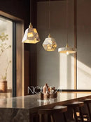 GobekUsa Cement Marble Chandelier Table Lamp for Bedroom, Restaurant, and Living Room