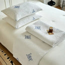GobekUsa Cotton Quilted Embroidered Bedspread Set