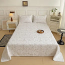 GobekUsa Cotton Quilted Embroidered Bedspread Set