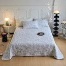 GobekUsa Cotton Quilted Embroidered Bedspread Set