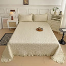GobekUsa Cotton Quilted Embroidered Bedspread Set