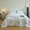 GobekUsa Cotton Quilted Embroidered Bedspread Set
