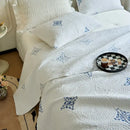 GobekUsa Cotton Quilted Embroidered Bedspread Set