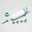 White and gray cake cream decorating gun kitchen pastry syringe set by Decorbites