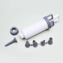 White and gray cake cream decorating gun kitchen pastry syringe set by Decorbites