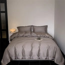 GobekUsa 1200TC Embroidered Egyptian Cotton Bedding Set - 4pcs King Queen Solid Sheets