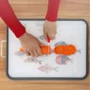 GobekUsa Dual-Use Cutting Board: Food Grade PP Chopping Block for Kitchen, Non-Slip & Easy Clean.