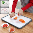 GobekUsa Dual-Use Cutting Board: Food Grade PP Chopping Block for Kitchen, Non-Slip & Easy Clean.