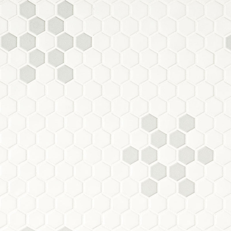 MSI White And Gray Mod Petal Pattern Matte