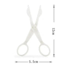 White and pink cream flower scissors set kitchen cake decorating tool by Decorbites