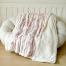 GobekUsa Geometric Jacquard Taff Velvet Blanket Lamb Wool Warm Nap Bed Sheets