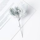 White and silver artificial flowers garland wedding decor living room by Decorbites