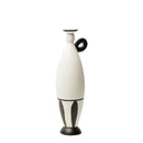 GobekUsa Geometric Black Lines Resin Vase - Handcrafted Floral Home Decor
