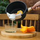 White and yellow decorbites duck beak funnel kitchen liquid divertor by Decorbites