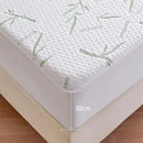 GobekUsa Bamboo Jacquard Waterproof Fitted Mattress Cover for Queen King Bed