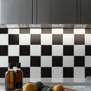 MSI White and Black 4" Checkered Matte