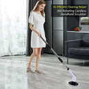 GobekUsa Electric Spin Scrubber with 7 Brush Heads - Adjustable Handle for Kitchen Bathroom Clean