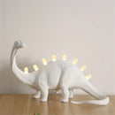GobekUsa Brontosaurus T-Rex Dinosaur Resin LED Desk Lamp for Bedroom Home Decor