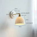 GobekUsa Butterfly Ceramic LED Wall Lamp Home Indoor Lighting Stair Mirror Light